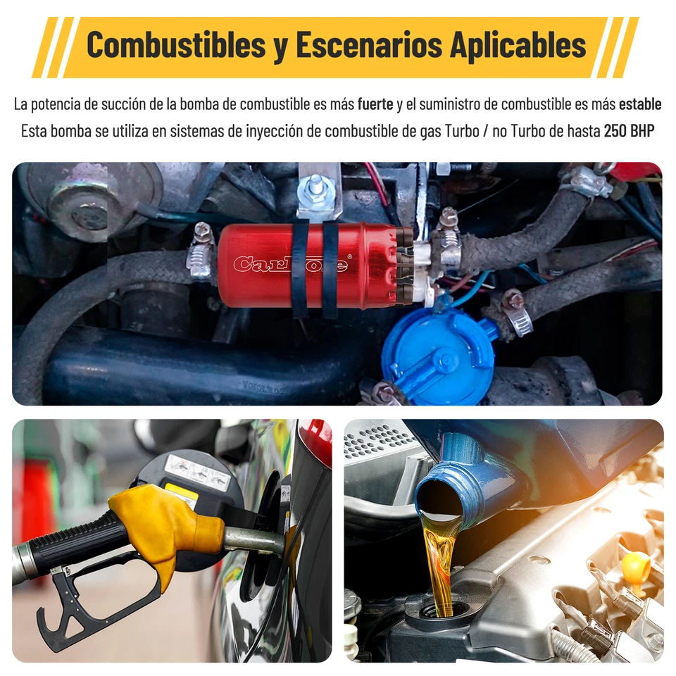 Kit de bomba de combustible eléctrica externa universal 12V en línea alta presión para0580464070 Foto 4 de 4