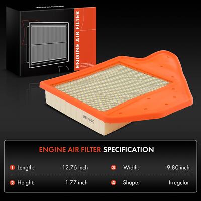 Engine & Activated Carbon Cabin Air Filter For 2011-2020 Dodge Grand Caravan Engine And Cabin Air Filter Kit Apeaf775