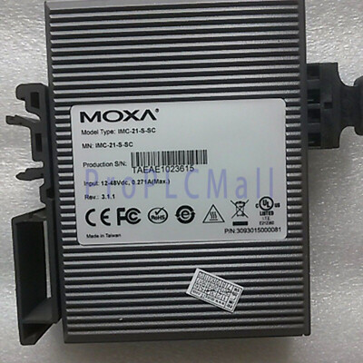 New Moxa IMC-21-S-SC Industrial Media Converter Module PLC Unit 47~63Hz