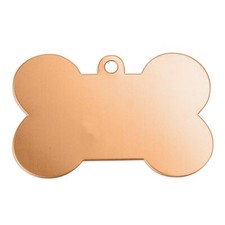 ImpressArt Dog Bone, 1 5/8", Copper, Premium Metal Stamping Discs, 24 pc