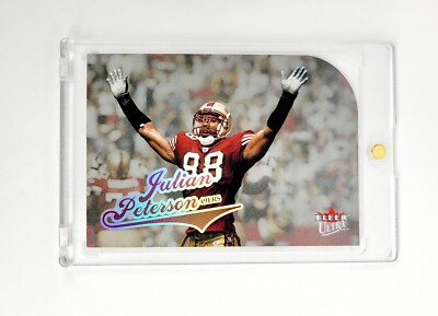 MINT PLATINUM MEDALLION DIE-CUT 2004 Fleer Ultra Julian Peterson SAN FRANCISCO 