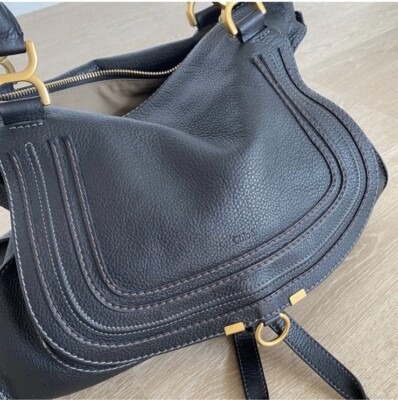 Chloe　bag　Marcie　black クロエ　マーシー　vintage s-l400.jpg