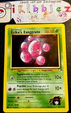 Erika's Exeggutor 77/132 LP Vintage Gym Heroes Pokemon Card!