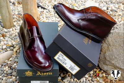 Allen Edmonds Dundee Shell Cordovan Chukka 3611 (Blk or Burgundy