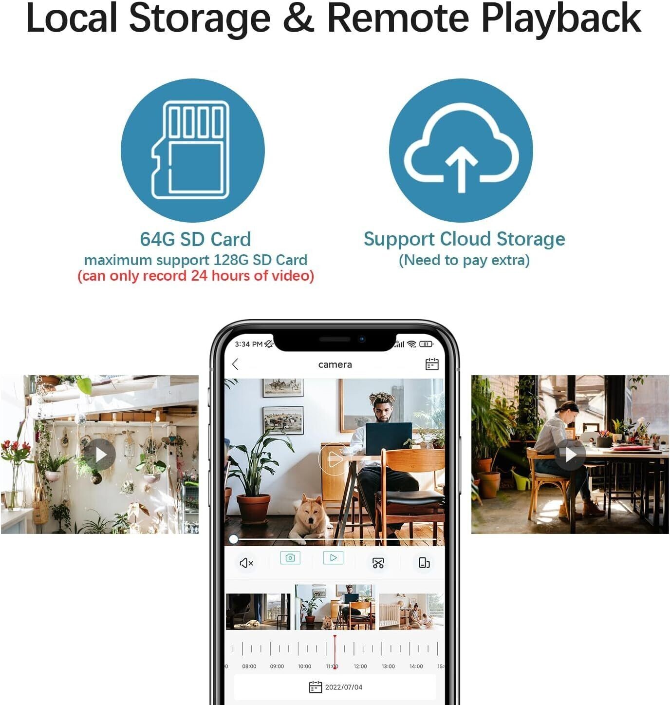 XVIM 1080P Security Camera System 8CH CCTV DVR Waterproof Outdoor Night Vision