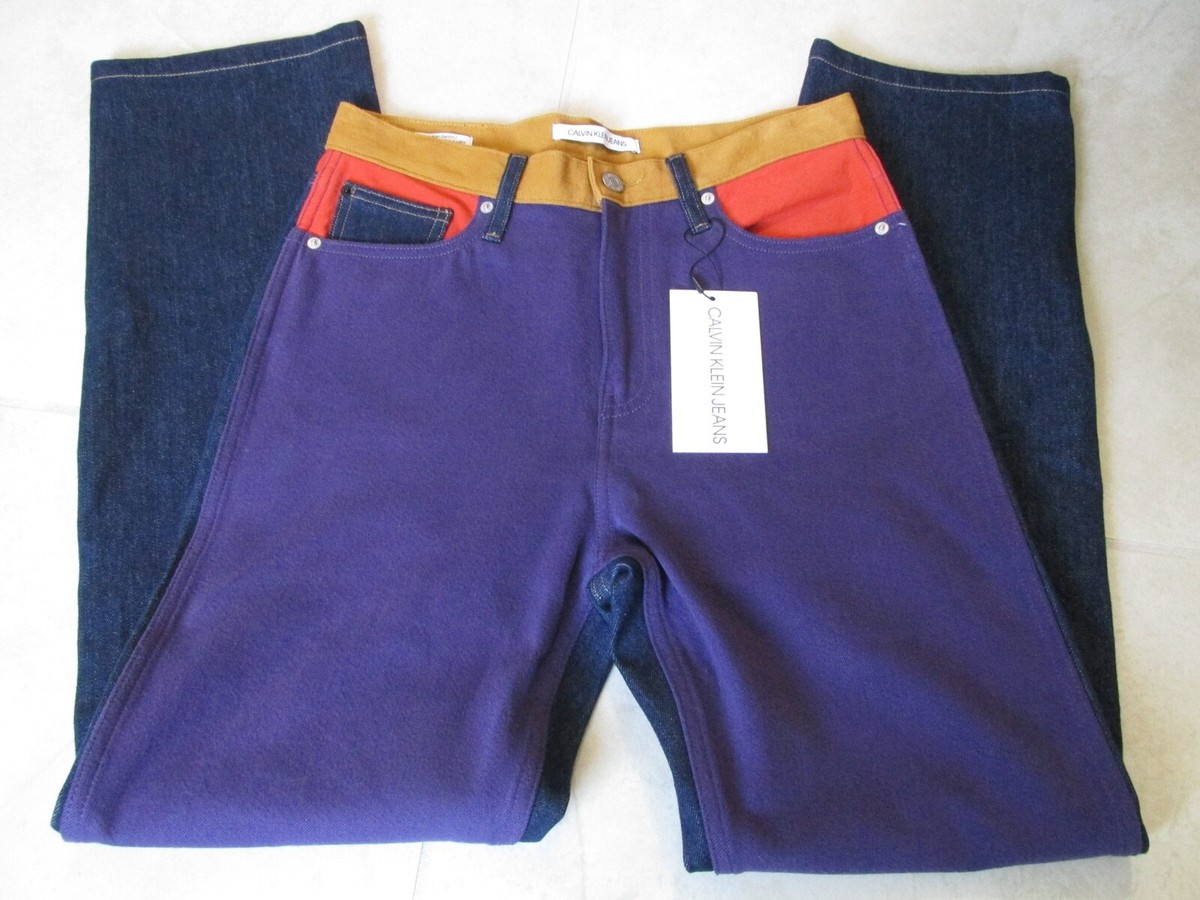 NEW Calvin Klein High Rise Straight Jeans Womens 29X30 CKJ 030 American  Classics