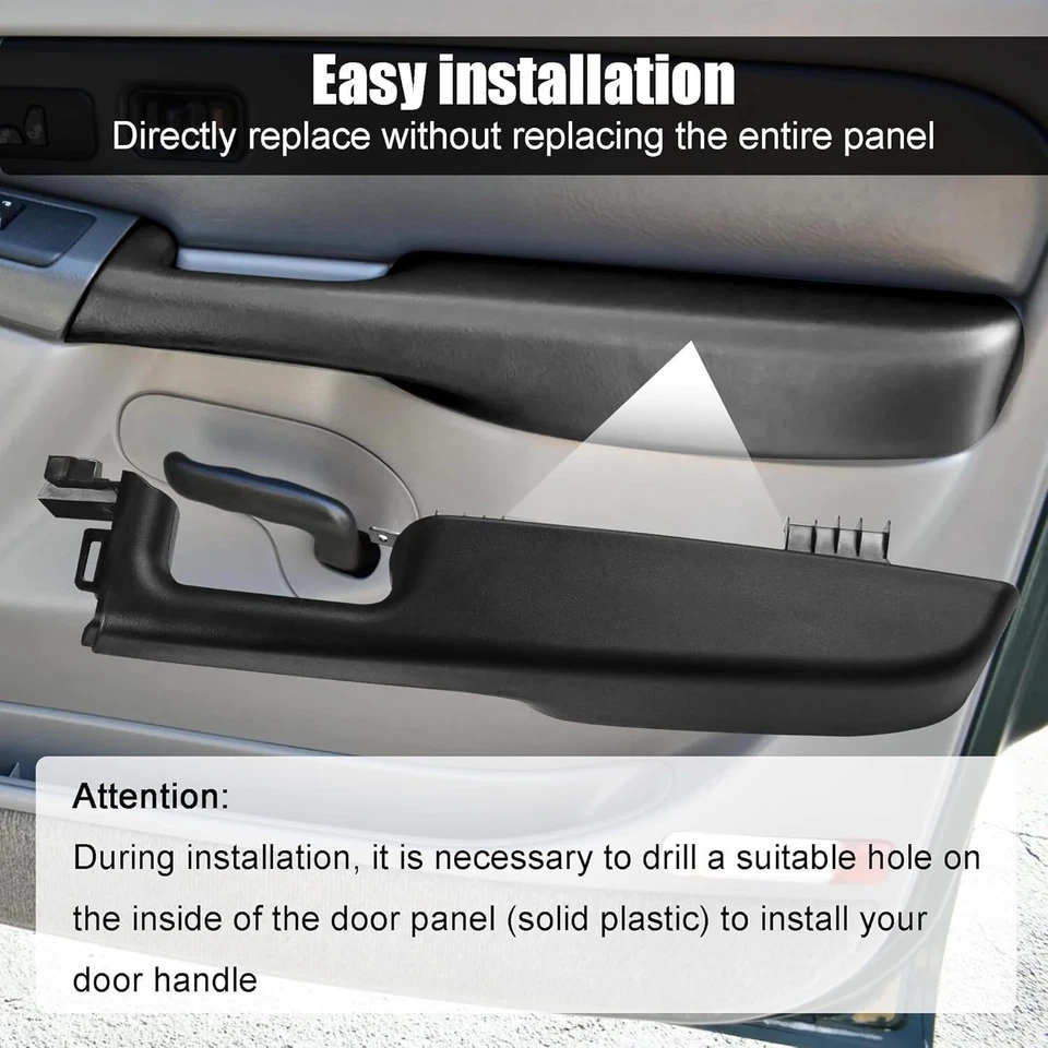 Front Left+Right Door Armrest Handle For GMC Yukon Chevy Suburban/Tahoe 1999-06 - Image 4 of 4