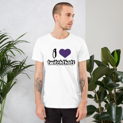 i heart twitch thots Short-Sleeve Unisex T-Shirt