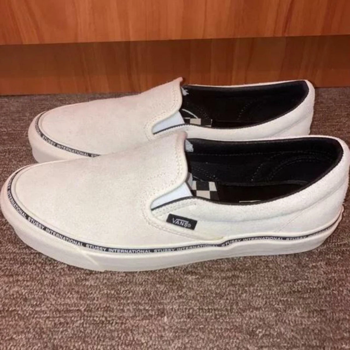 Stussy Vans Size 8 Slip-On eBay