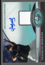 2011 Bowman Platinum Relic Autographs #FM Franklin Morales/1166 - NM-MT rockies