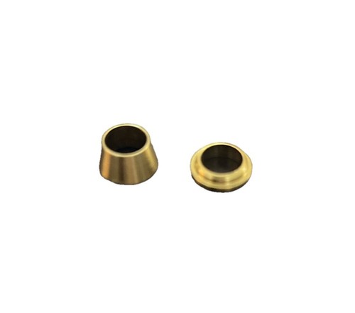 Swagelok B-400-SET Set di ferri in ottone per 1/4 di pollice Raccordo per tubi confezione completa da 100 - Foto 3 di 4