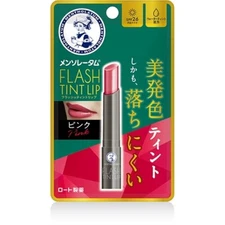 ROHTO Mentholatum Flash Tint Lip 2g Pink Unscented SPF26 PA+++