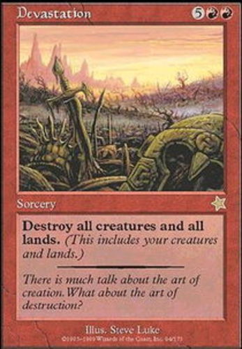1x Devastation MTG - Starter 1999 - Light Play