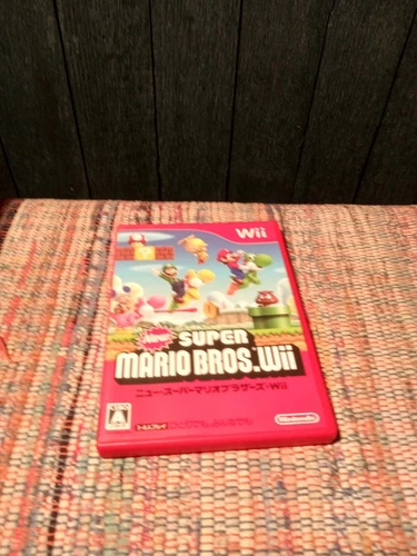 New Super Mario Bros. Wii (Wii, 2009) Japan Region Locked US Seller CIB