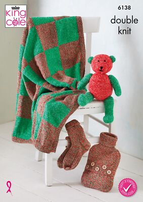 Strickanleitung Doppelstrick Weihnachtszubehör King Cole 6138