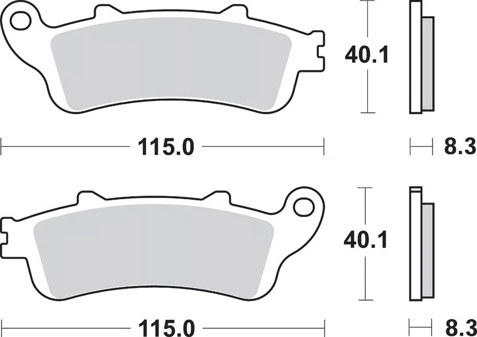 SBS 674LS LS Sintered Brake Pads Rear 1721-1485 - Image 3 of 4