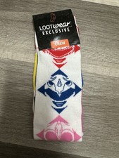 Loot Crate Wear Exclusive SABAN'S POWER RANGERS Socks Size 6-12 BRAND NEW