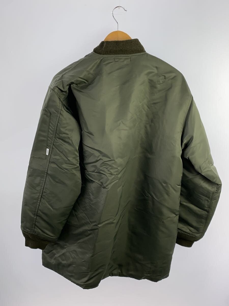 WTAPS Flight Jacket 1 Nylon KHK Solid 182WVDT JKM… - image 2