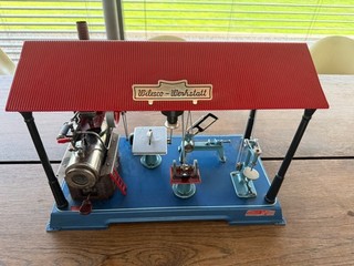 Wilesco D141 Dampfmaschine Werkstatt 3 Pak. Trockenbrennstoff 9 Antriebsspir