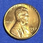 1957-D Lincoln Wheat Cent - Premium GEM BU from mint set
