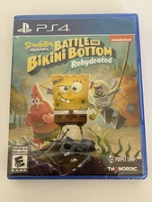 Spongebob Squarepants Battle For Bikini Bottom Rehydrated PS4 Brand New Sealed