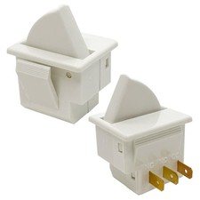 2Pcs Refrigerator Door Light Switch 3Pin Momentary Fridge Compatible
