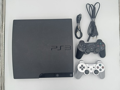 Sony Playstation 3 PS3 Slim 250GB CECH-3004B Spiele-Konsole + 2 Controller