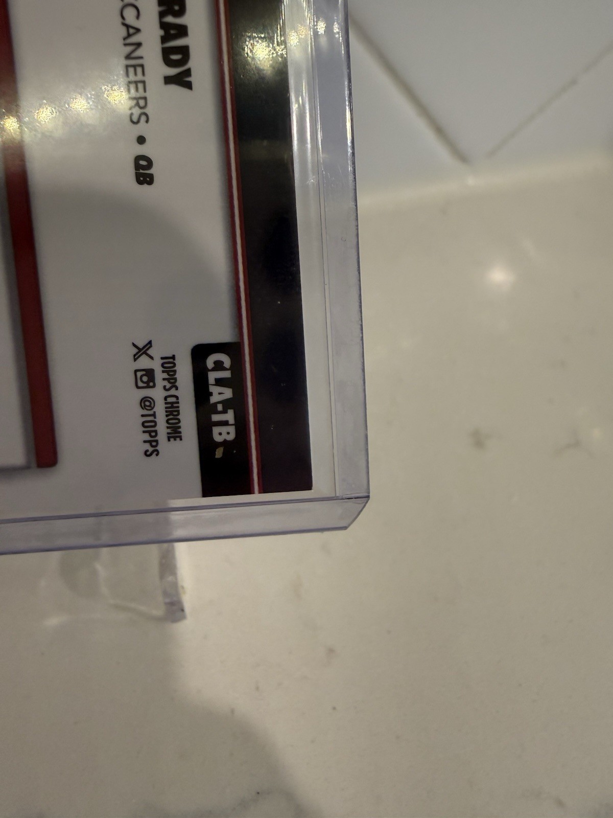 2025 Topps Chrome TOM BRADY AUTO /25 Orange Refractor Bucs view 11