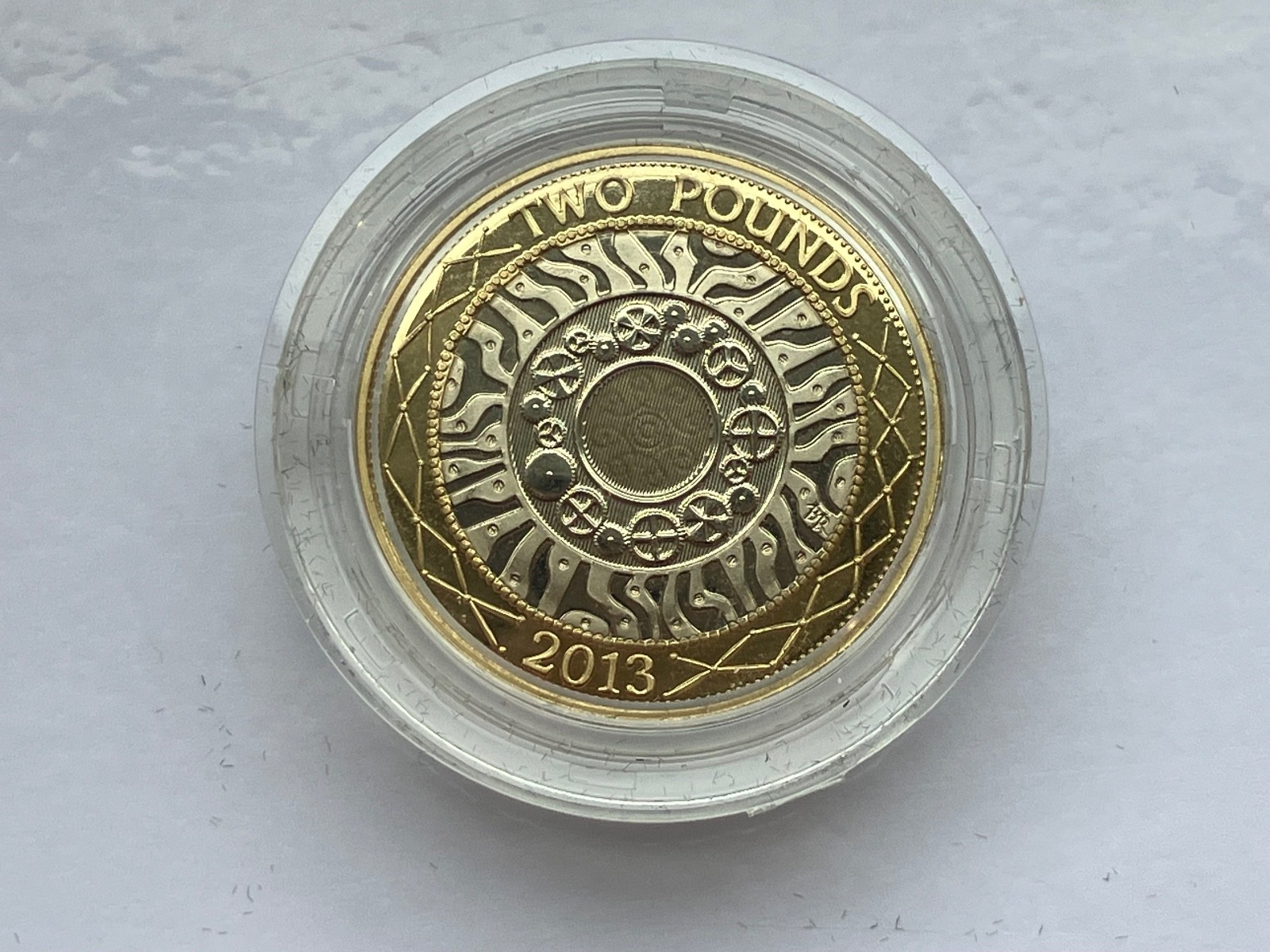 2013 PREMIUM PROOF TWO 2 POUND TECHNOLOGY STANDING ON THE SHOULDERS OF GIANTS