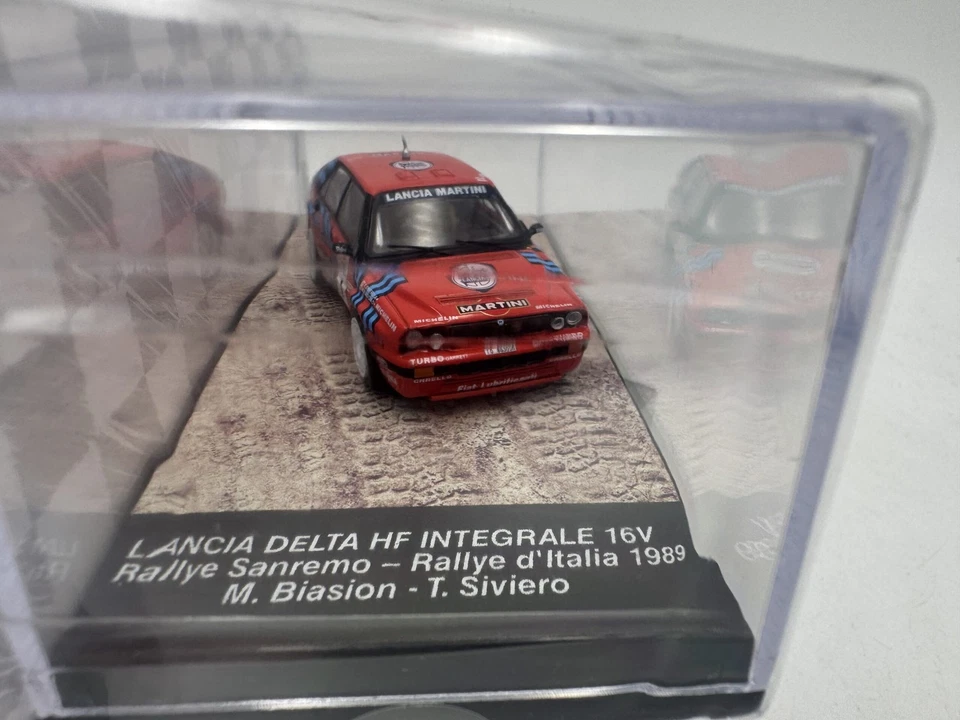 DIE CAST 1/64 " LANCIA DELTA HF INTEGRALE 16V RALLY SANREMO 1989 BIASION" TEST - Immagine 4 di 4