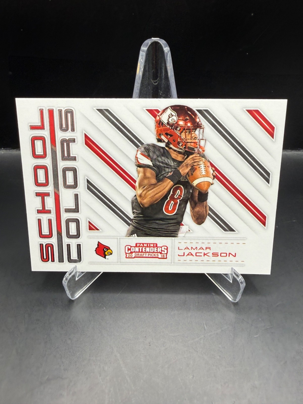 2018 Panini Contenders Draft Lamar Jackson School Colors Rookie (RC) #4