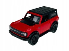 Modellino auto 1:40 Bronco Wildtrak rosso pressofuso - nuovo