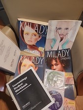 Milady Cosmetology Workbook Study Guide Haircutting Haircoloring Performance Dvd