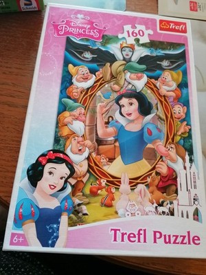 Trefl Disney Puzzle 160 Teile Schneewittchen 7 Zwerge ab 6 J. Puzzle komplett 
