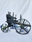 Antique Primitive Child Toy Horse Buggy & Stable Florence NJ North East Folk Art — photo 9