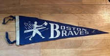 Vintage Boston Braves Baseball Felt Pennant 23