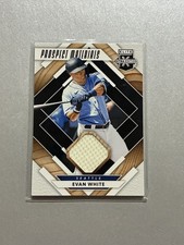 2020 Panini Elite Extra Edition - Prospect Materials Evan White #PM-EW Black
