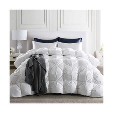 puredown  Goose Down Comforter King Size 800 Fill Power, 100 Cotton All Se