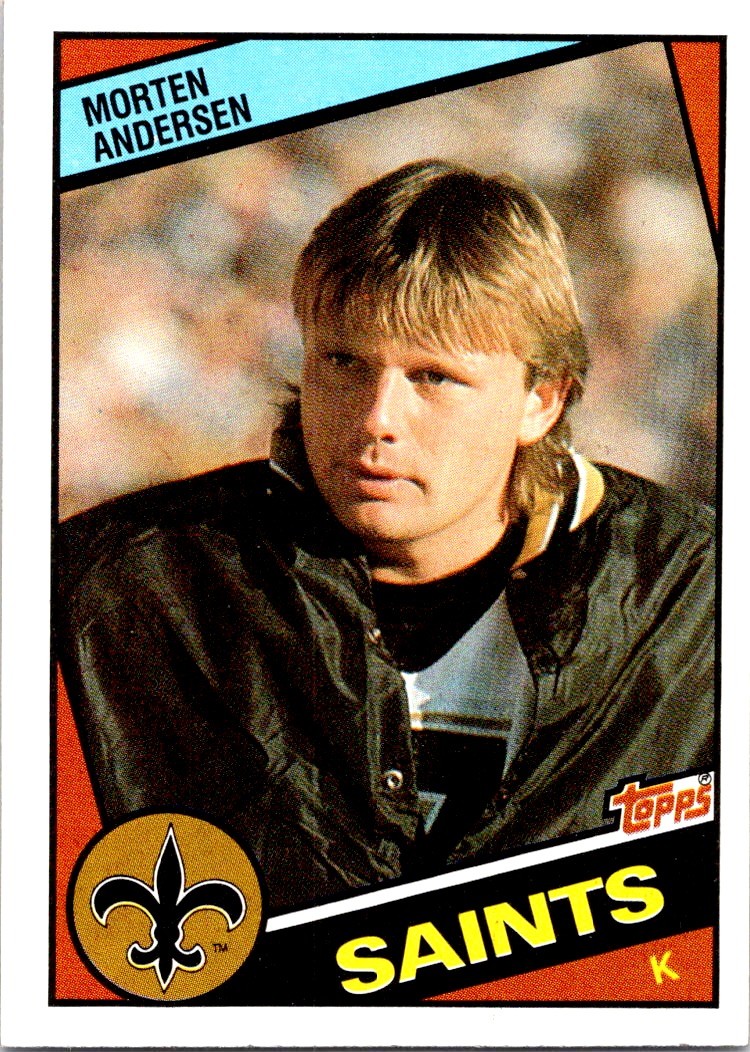 1984 Topps - Morten Andersen #300 RC - Near Mint or Better