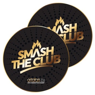 Ortofon OSMK2CLUB - Concorde MKII CLUB Slipmats (Paar) (schwarz)