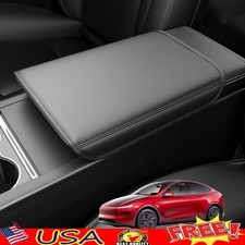 Tesla Model 3 Model Y Armrest Cover 2024-2025 Console Protector Non-Slip Comfort