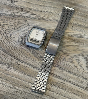 Vintage ADEC by Citizen Quarz Analog-Digital Uhr - FOR PARTS