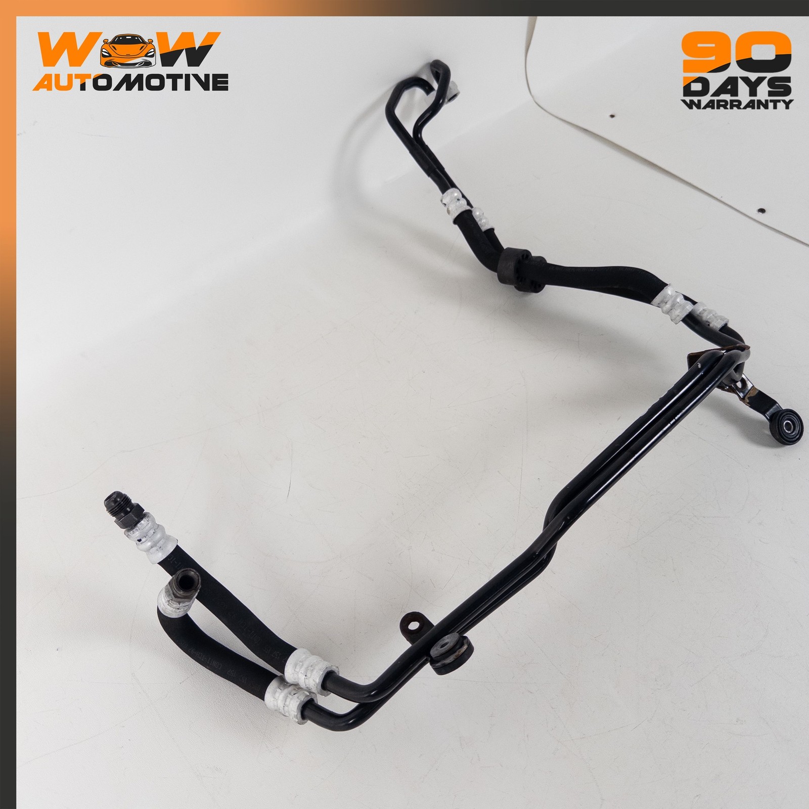 04-17 BENTLEY CONTINENTAL GTC REAR TRANSMISSION OIL COOLER LINE HOSE OEM