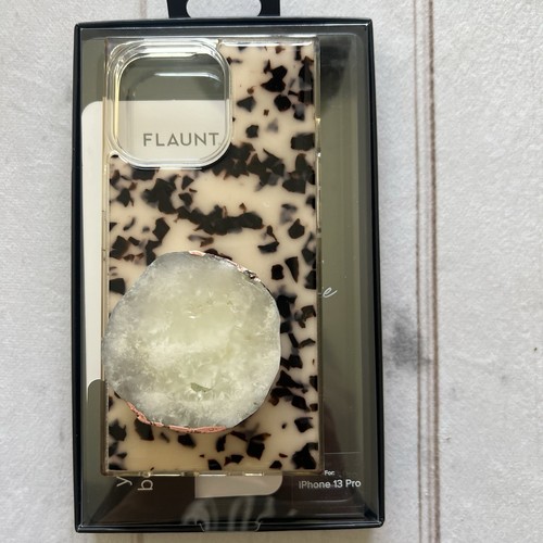 Flaunt SQUARE Blonde Tortoise Shell iPhone 13 Pro Case NON-SLIP SIDES Stylish - 第 9/16 張圖片