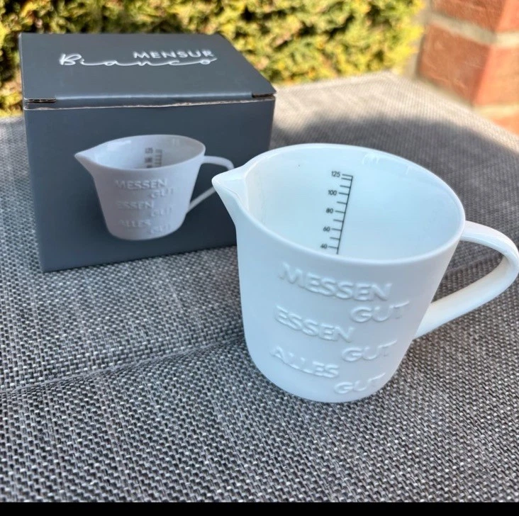 German BIANCO Measuring Cup “GREAT LOVE MEASURING CUP “ White Spouted READ RARE!