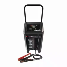 Car Battery Charger Engine Jump Starter 150 Amp 12-Volt Automatic Steel Case