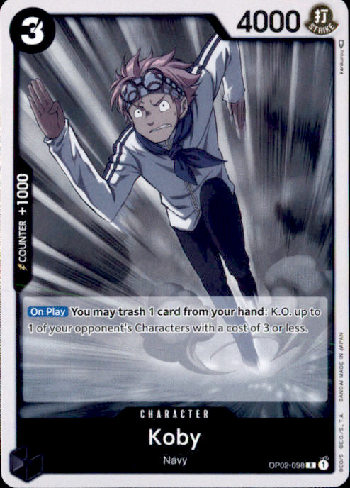 Koby Foil R Paramount War OP02-098 NM 2023