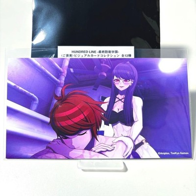 HUNDRED LINE Visual Card Takumi Sumino & Hiruko Shizuhara  C106, Used, No