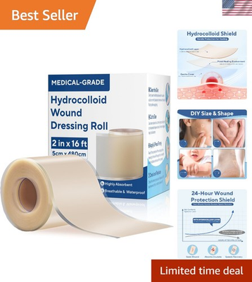 #ad Ultra Absorbent Hydrocolloid Roll 2in x 16ft Waterproof amp; Cut to Size $6.99
