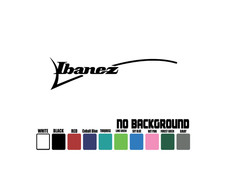 IBANEZ Guitar Vinyl Die Cut Car Decal Bumper Sticker Car Truck Wall Laptop